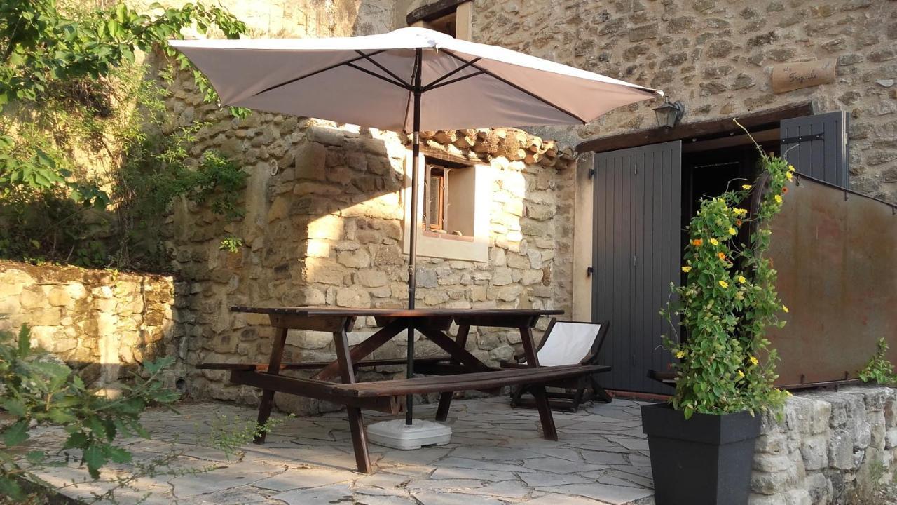 Les Logis De Paban Bed & Breakfast Crestet ภายนอก รูปภาพ